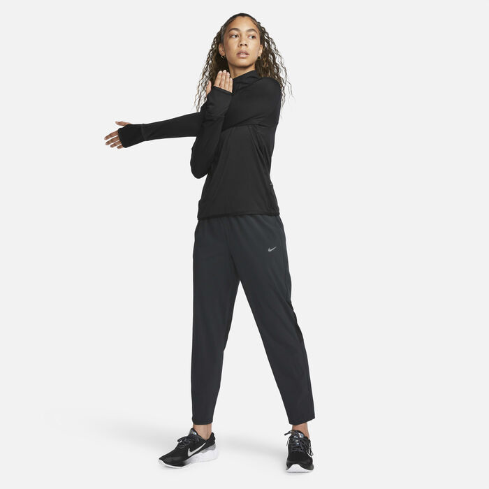 Nike Women's Dri-FIT Fast Mid-Rise Running Trousers Black image number 6