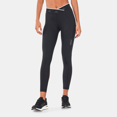 adidas Women's Techfit V-Shaped Elastic 7/8 Leggings Black