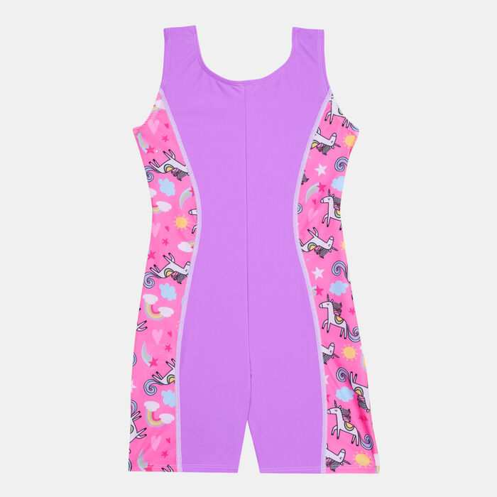 COEGA Kids' Swim Shortie One-Piece Swimsuit Purple COEGA Kids' Swim Shortie One-Piece Swimsuit Purple image number 1