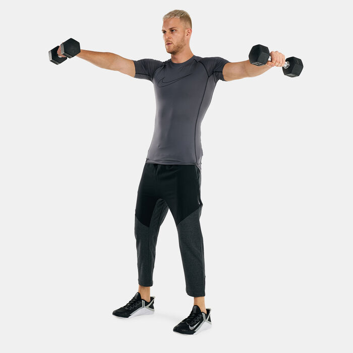 Nike Men's Pro Dri-Fit T-Shirt Grey Nike Men's Pro Dri-Fit T-Shirt Grey image number 2
