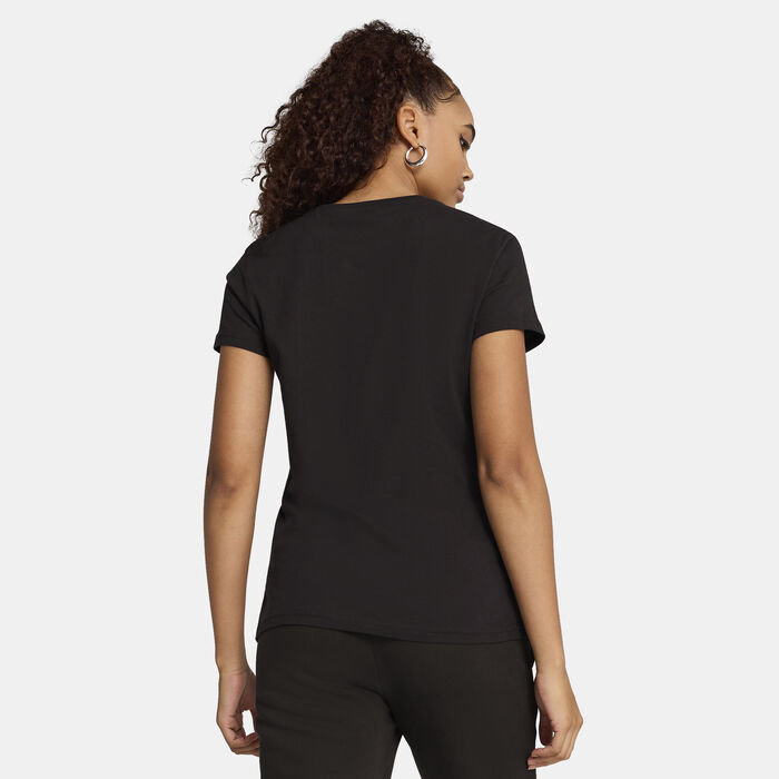 PUMA Women's Essentials No.1 Logo T-Shirt Black image number 1