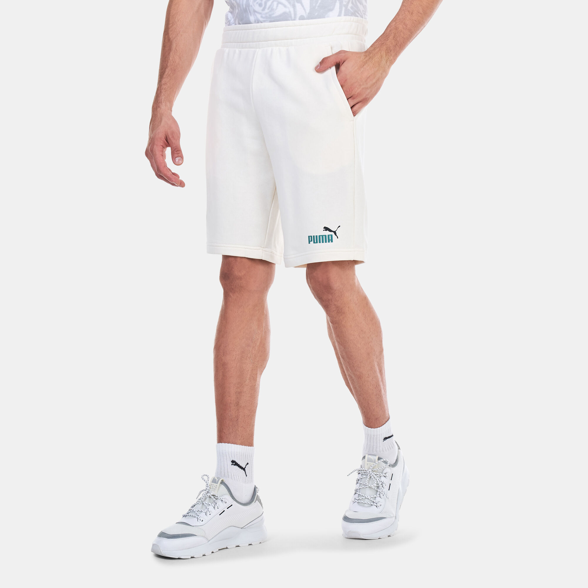 Puma men's cotton shorts sales
