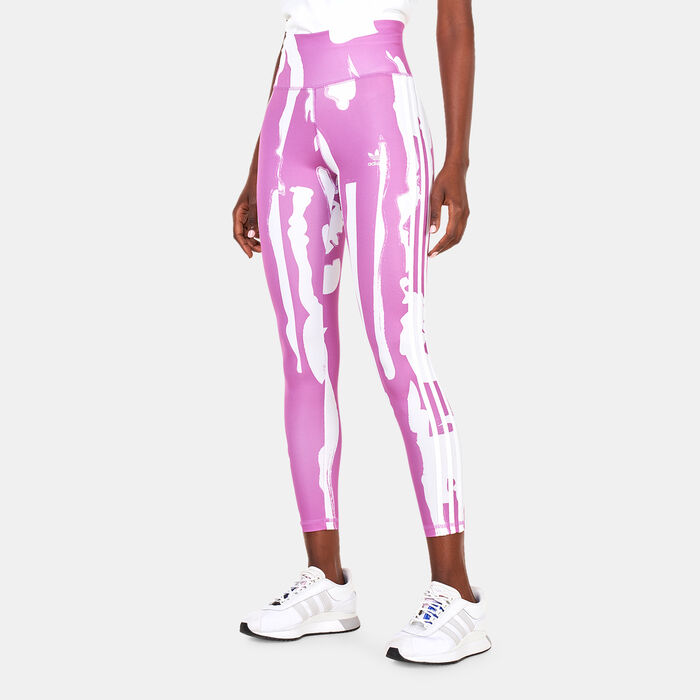 adidas Originals Women's 7/8 Leggings Pink adidas Originals Women's 7/8 Leggings Pink image number 0