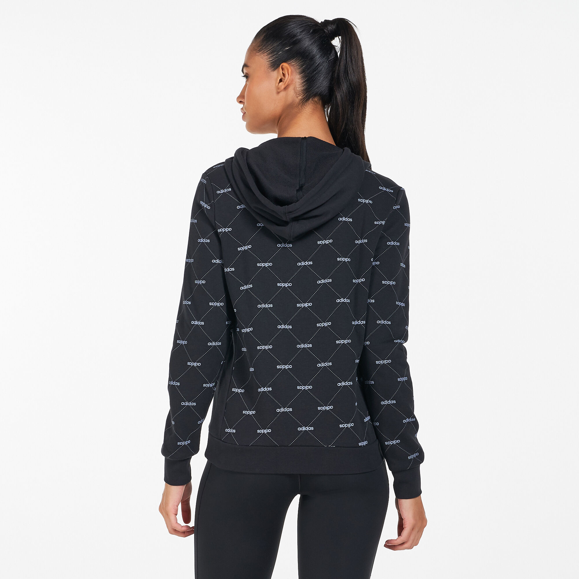 Adidas originals linear fleece overhead hoodie pin sales