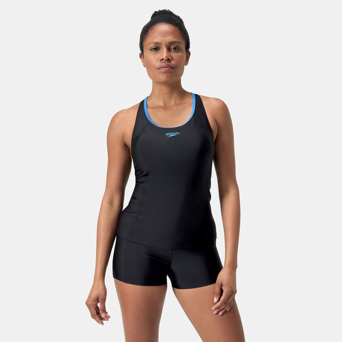 Speedo Women's Asia Fit Tankini Multi-Color image number 0
