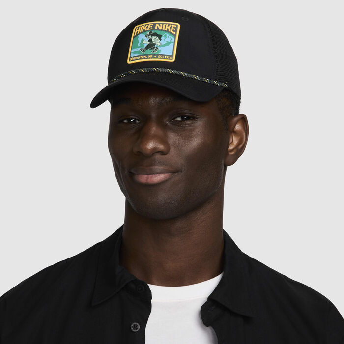 Nike Kids' Rise Structured Trucker Cap Black Nike Kids' Rise Structured Trucker Cap Black image number 0