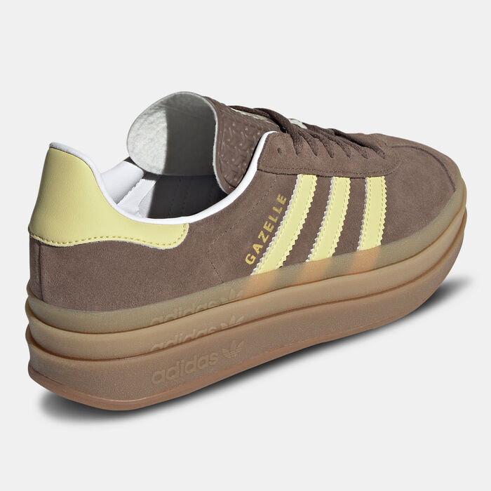 adidas Originals Women's Gazelle Bold Shoes Brown image number 2