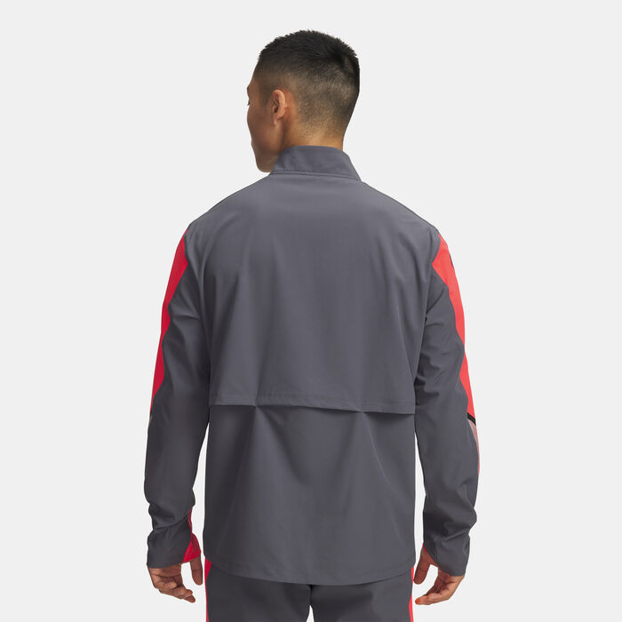 Under Armour Men's Velociti Storm Running Jacket Grey Under Armour Men's Velociti Storm Running Jacket Grey image number 1