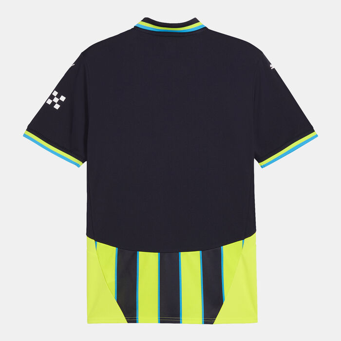 PUMA Men's Manchester City 24/25 Away Replica Football Jersey White PUMA Men's Manchester City 24/25 Away Replica Football Jersey White image number 1
