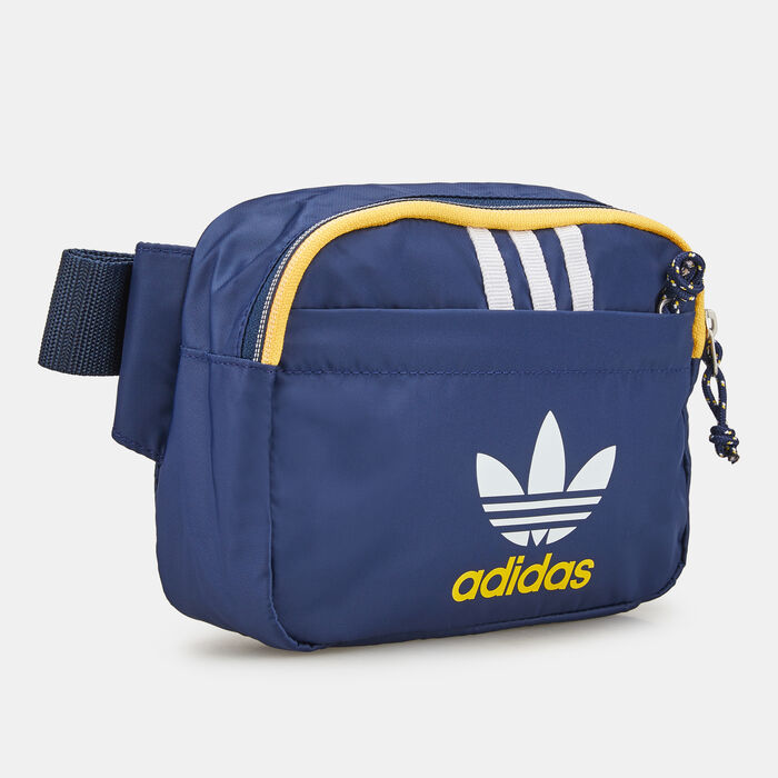 adidas Originals Men's Adicolor Archive Waist Bag Blue adidas Originals Men's Adicolor Archive Waist Bag Blue image number 2