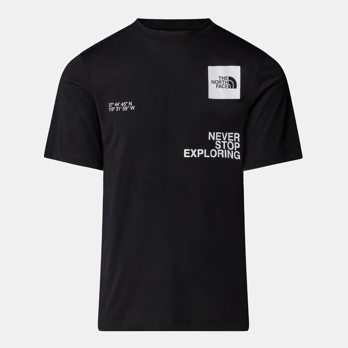 The North Face Men’s Foundation Mountain Coordinates T-Shirt Black image number 0