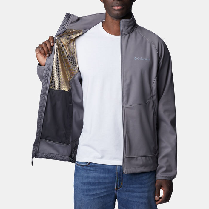 Columbia Men's Canyon Meadows II Softshell Jacket Grey image number 2