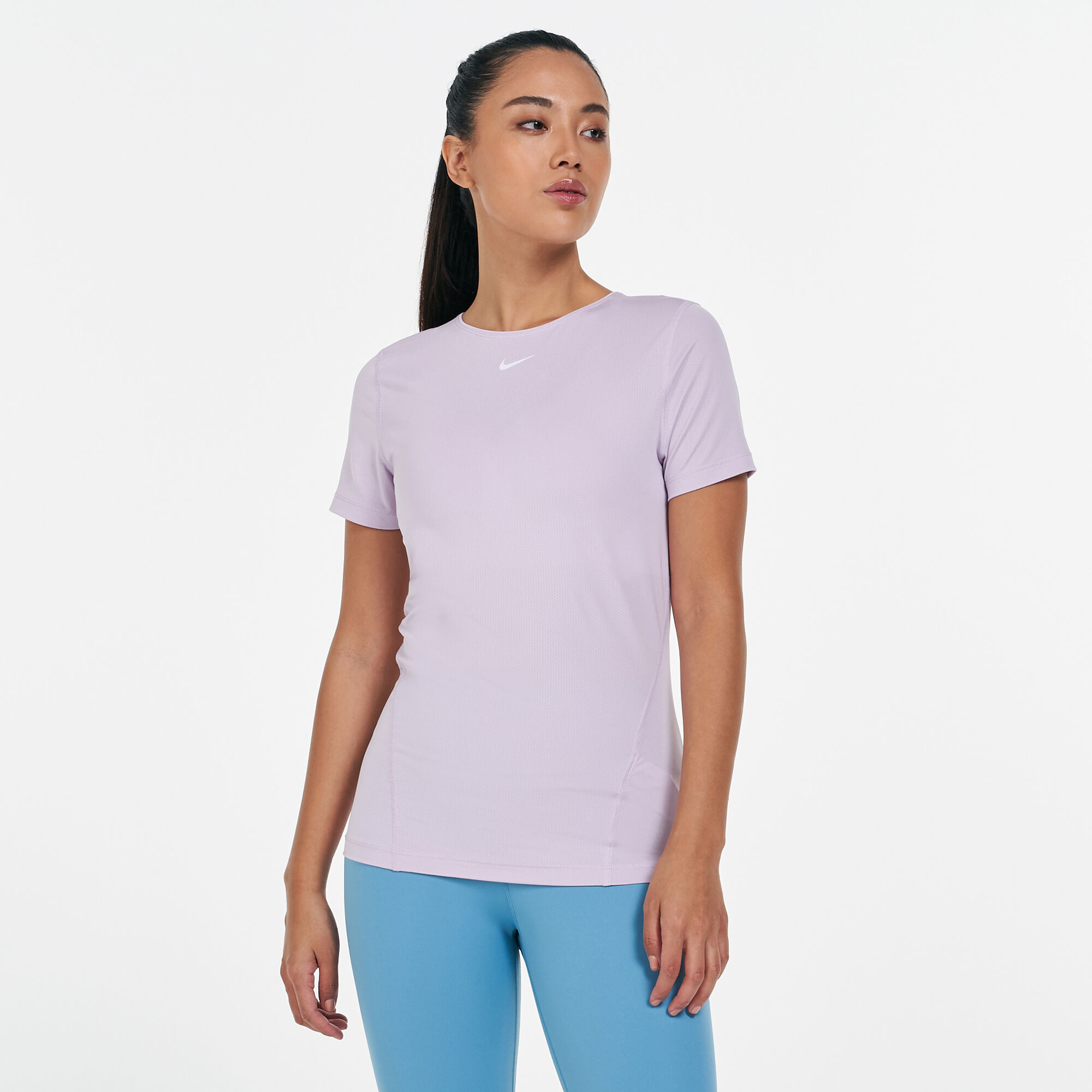 Purple nike sales women's t shirt