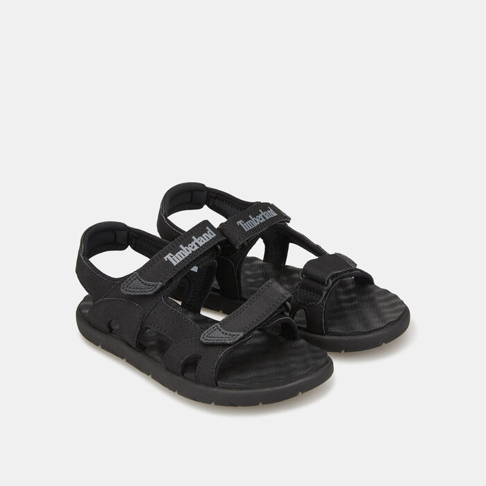 Timberland Kids' Perkins Row 2-Strap Sandals Black image number 1
