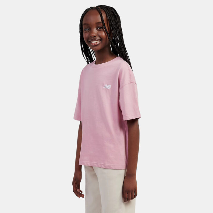 New Balance Kids' Small Logo Shorts Pink New Balance Kids' Small Logo Shorts Pink image number 3