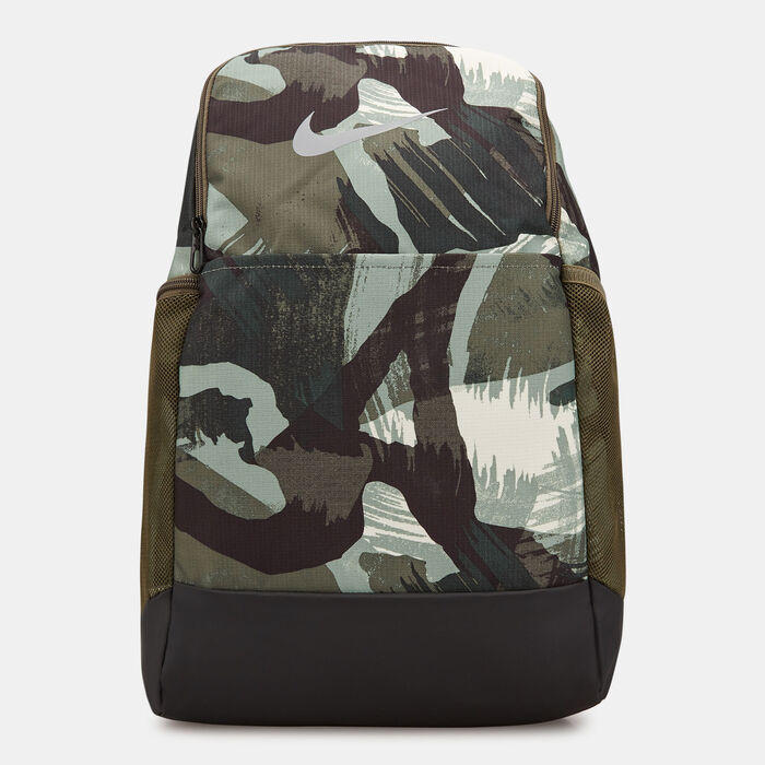 Buy Nike Men's Brasilia Printed Backpack Brown in KSA -SSS