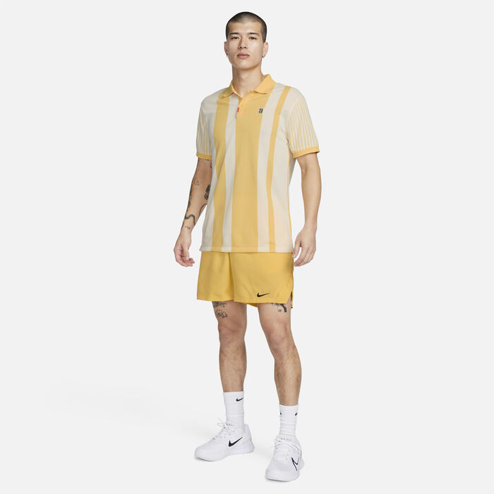 Nike Men's Dri-FIT Polo Shirt yellow Nike Men's Dri-FIT Polo Shirt yellow image number 8