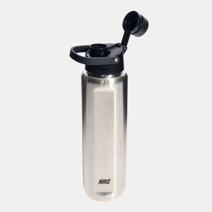 Nike Recharge Stainless Steel Chug Water Bottle Grey Nike Recharge Stainless Steel Chug Water Bottle Grey image number 2