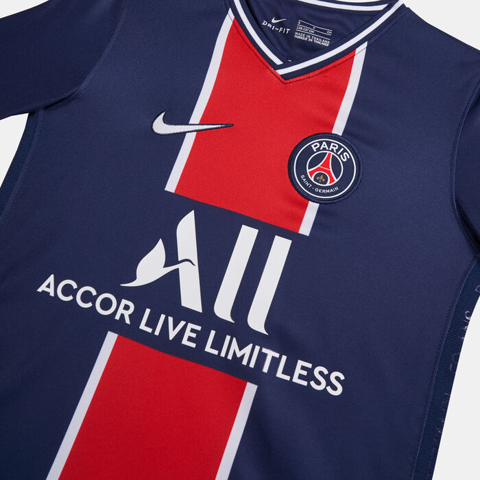 Nike Kids' Paris Saint-Germain Stadium Home Jersey - 2020/21 (Older Kids) Blue image number 2