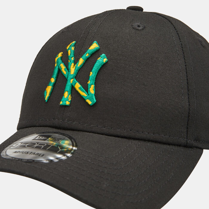 New Era Men's New York Yankees Infill 9FORTY Cap Black image number 2