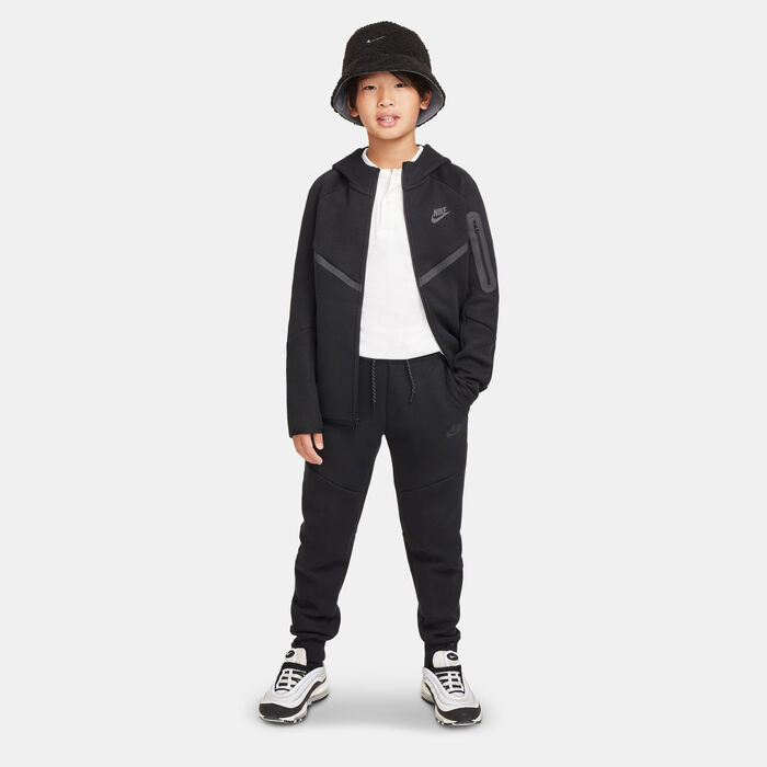 Nike Kids' Sportswear Tech Fleece Full-Zip Hoodie Black image number 2