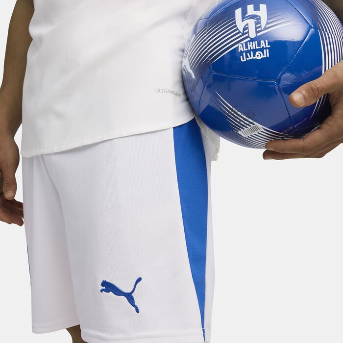 PUMA Men's Al Hilal Replica Football Shorts White PUMA Men's Al Hilal Replica Football Shorts White image number 2