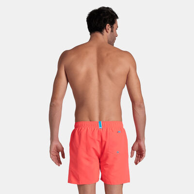 Arena Men's Fundamentals Boxer Swimming Shorts Red