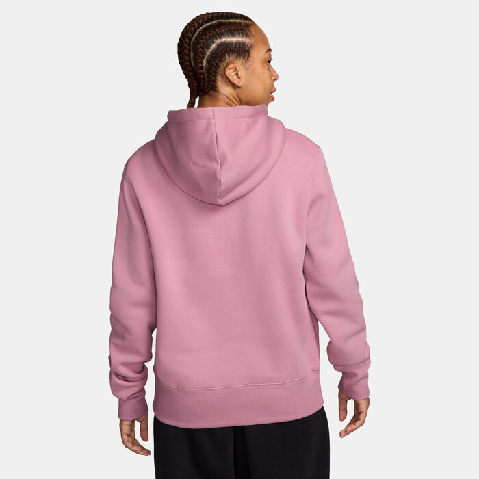 Nike Women's Sportswear Phoenix Fleece Hoodie Pink Nike Women's Sportswear Phoenix Fleece Hoodie Pink image number 1
