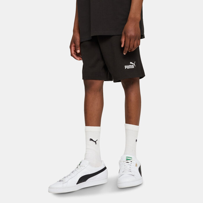 PUMA Men's Essential No.1 Logo Shorts Black PUMA Men's Essential No.1 Logo Shorts Black image number 0