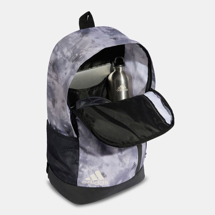 adidas Graphics U Essentials Linear Backpack Grey adidas Graphics U Essentials Linear Backpack Grey image number 2