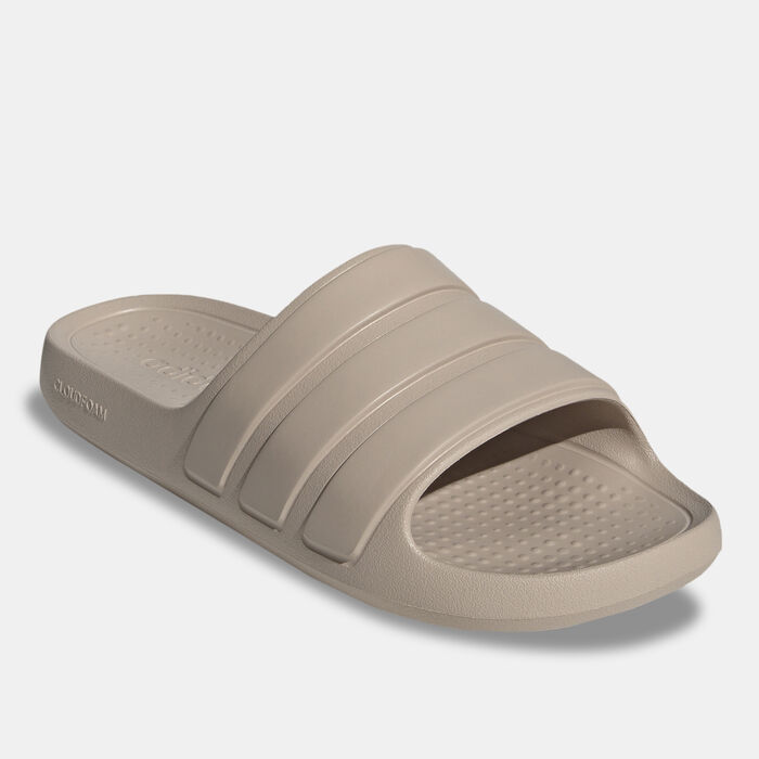 adidas Men's Adilette Flow Slides Brown adidas Men's Adilette Flow Slides Brown image number 1