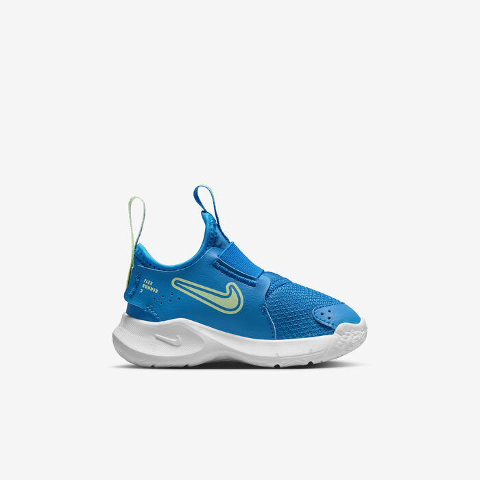 Nike Kids' Flex Runner 3 Shoes Blue Nike Kids' Flex Runner 3 Shoes Blue image number 2