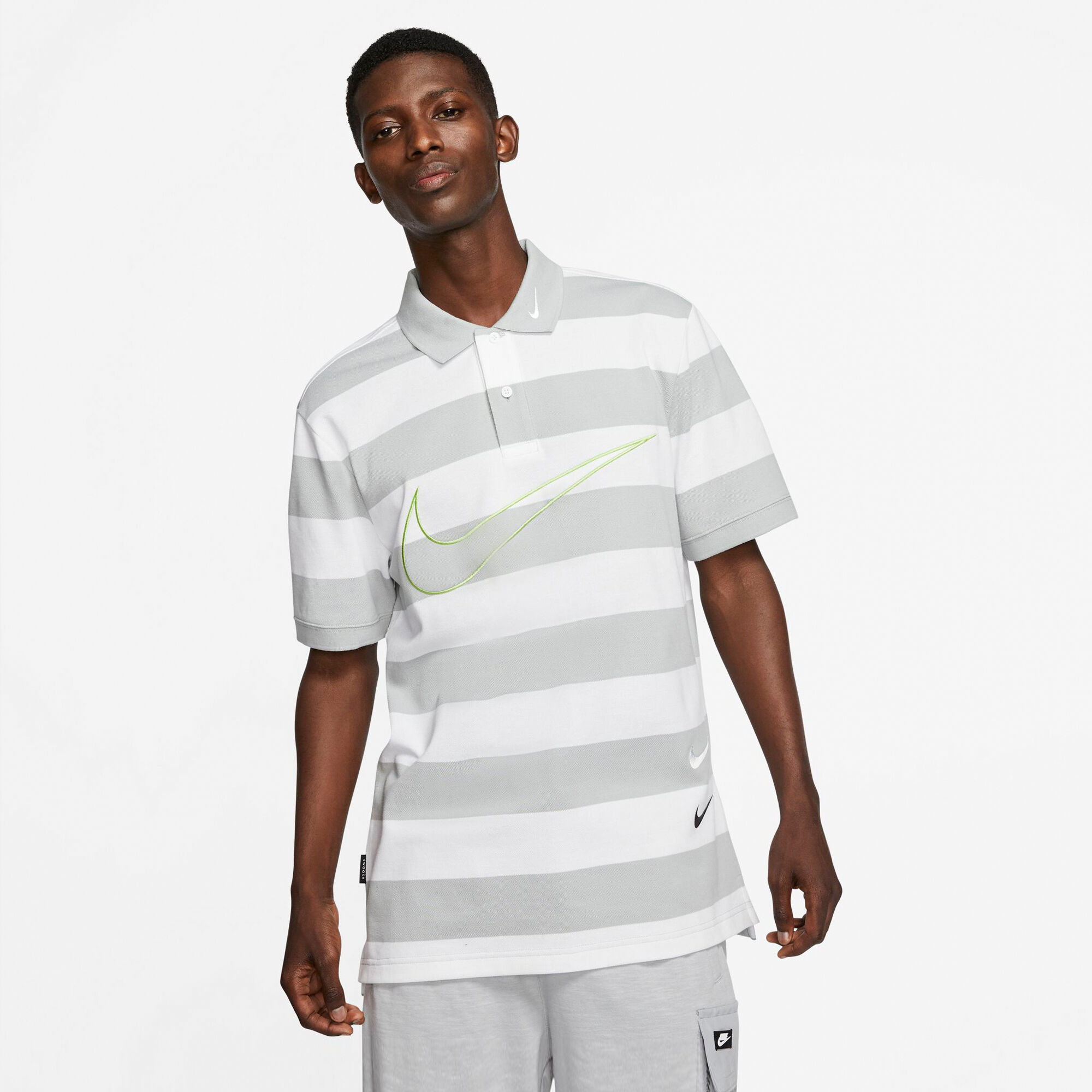 Nike golf polo no collar cheap
