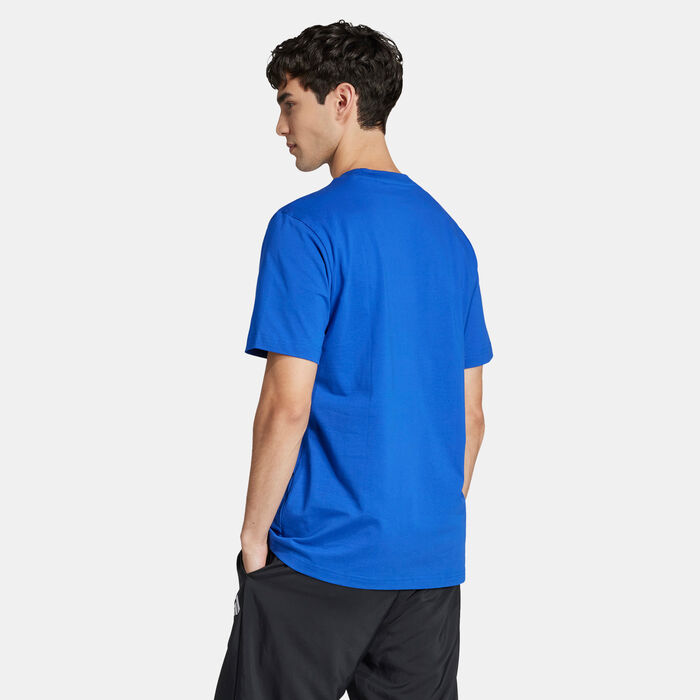 adidas Men's Graphic T-Shirt Blue adidas Men's Graphic T-Shirt Blue image number 1