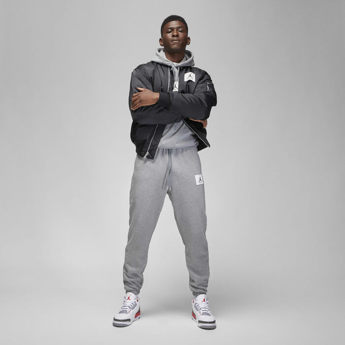 Jordan Flight Fleece Men's Sweatpants Grey Jordan Flight Fleece Men's Sweatpants Grey image number 6