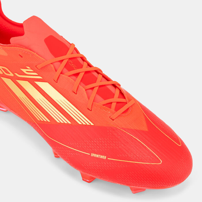 adidas Men's F50 Elite Mo Salah Firm Ground Football Shoes Red adidas Men's F50 Elite Mo Salah Firm Ground Football Shoes Red image number 4