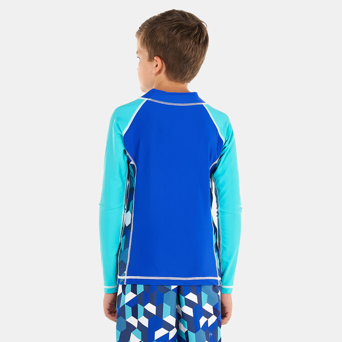 COEGA Kids' Long Sleeves Rashguard Blue COEGA Kids' Long Sleeves Rashguard Blue image number 1