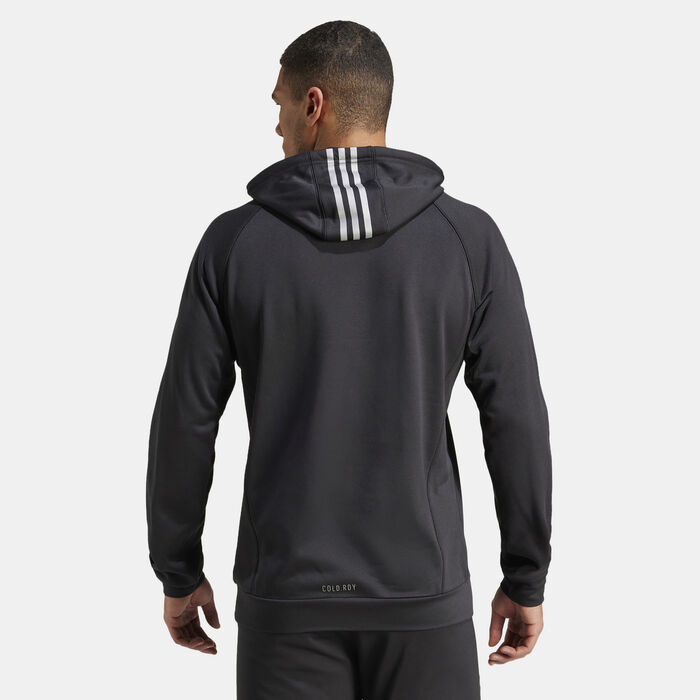 adidas Game and Go 3-Stripes Training Hoodie Black adidas Game and Go 3-Stripes Training Hoodie Black image number 1