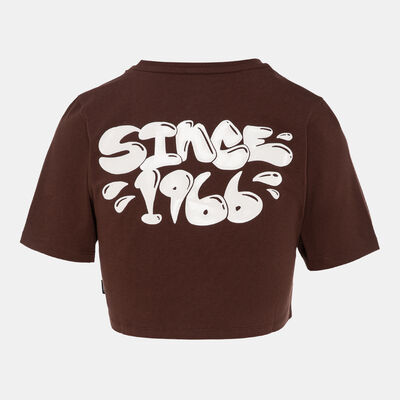 Vans Women's Busted Type Crop Top Black