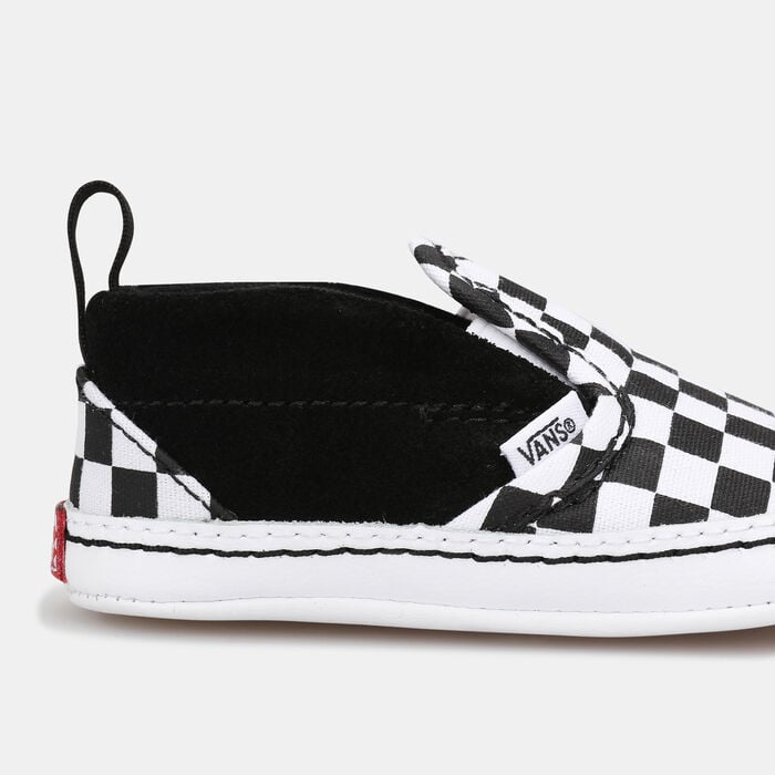 Vans Kids' Checker Slip-On V Crib Unisex Shoe (Baby & Toddler) Multi-Color Vans Kids' Checker Slip-On V Crib Unisex Shoe (Baby & Toddler) Multi-Color image number 4