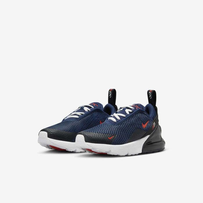 Nike Kids' Air Max 270 Shoe (Younger Kids) Blue Nike Kids' Air Max 270 Shoe (Younger Kids) Blue image number 4