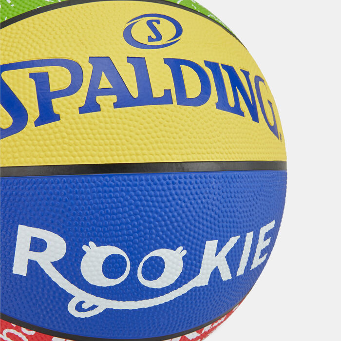 Spalding Rookie Series Rubber Basketball Multi-Color image number 2