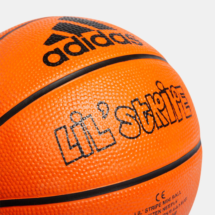 adidas Kids' Lil' Stripe Mini Basketball Brown adidas Kids' Lil' Stripe Mini Basketball Brown image number 3