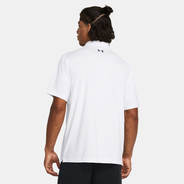 Under Armour Men's Tee To Green Golf Polo Shirt White Under Armour Men's Tee To Green Golf Polo Shirt White image number 1