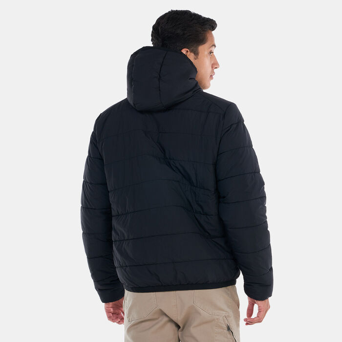 Timberland Men's Garfield Mid Weight Hooded Puffer Jacket Black image number 1