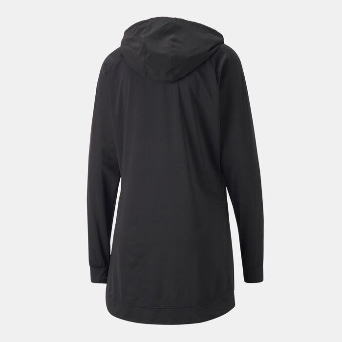 PUMA Women's Modest Activewear Training Hoodie Black PUMA Women's Modest Activewear Training Hoodie Black image number 1