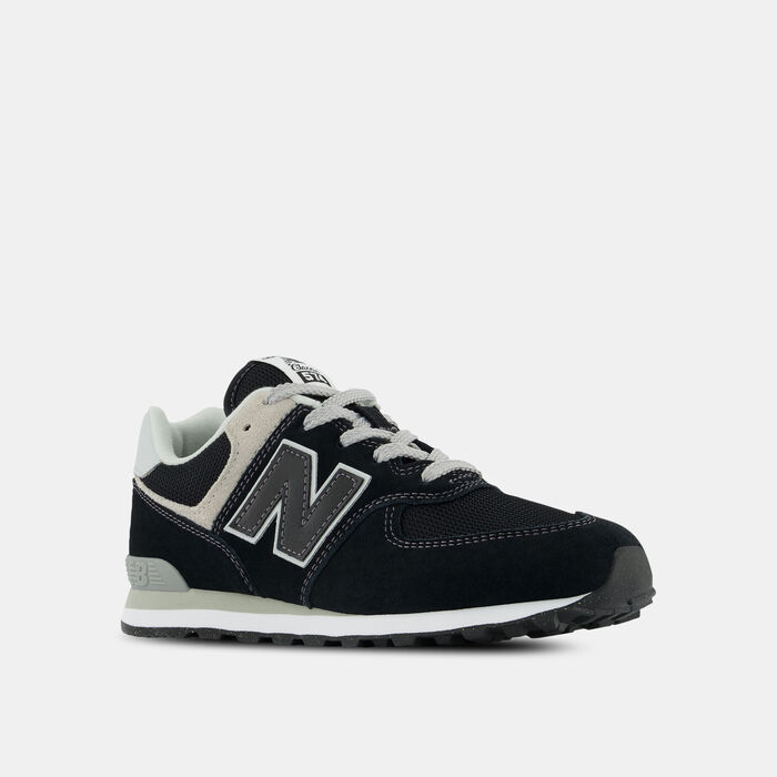 New Balance Kids' 574 Shoes Black New Balance Kids' 574 Shoes Black image number 1