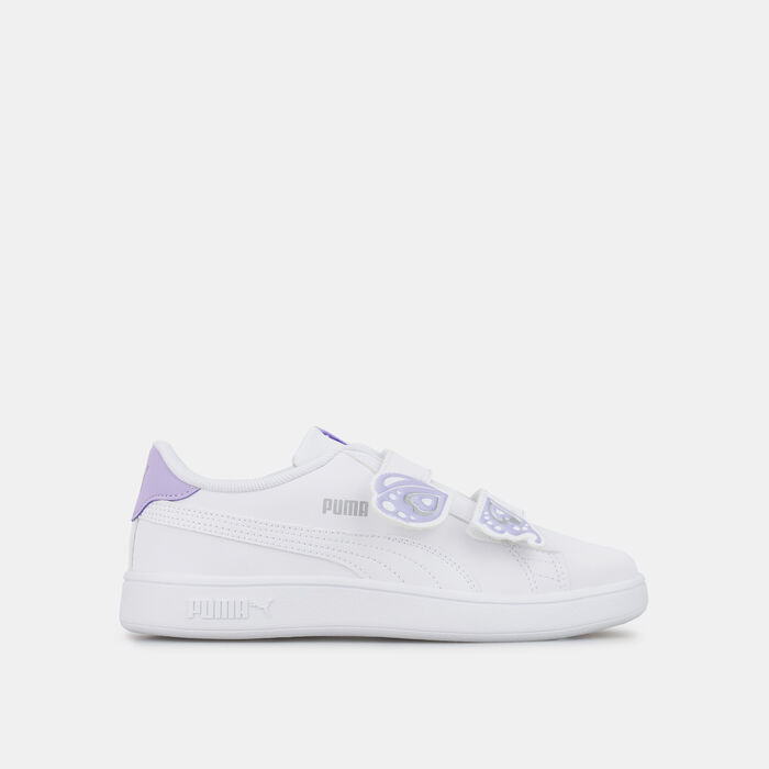 PUMA Kids' Smash v2 Butterfly Shoe White PUMA Kids' Smash v2 Butterfly Shoe White image number 0