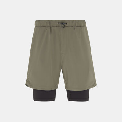 Sun and Sand Sports Men's Training Hybrid Shorts Green Sun and Sand Sports Men's Training Hybrid Shorts Green