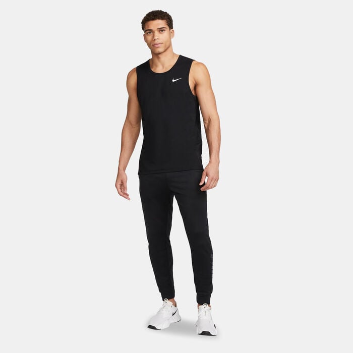 Nike Men's Dri-FIT Hyverse Fitness Tank Top Black Nike Men's Dri-FIT Hyverse Fitness Tank Top Black image number 2